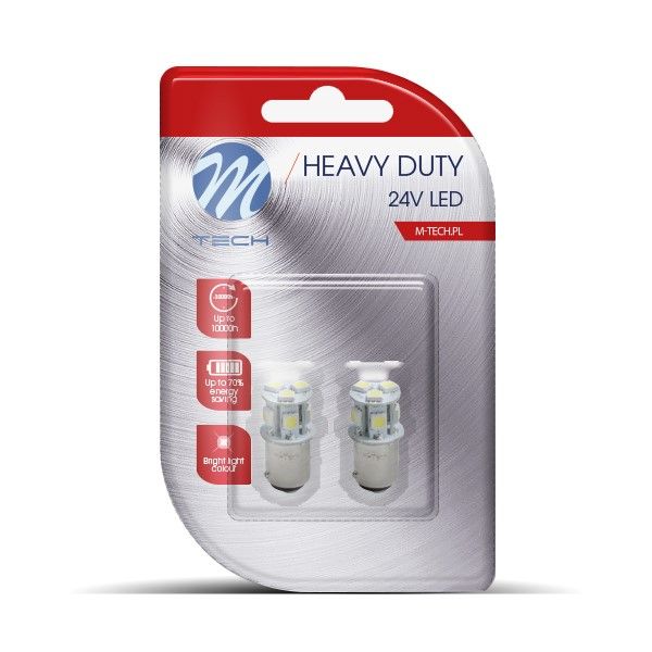 Сијалица LB989W LED сет BAY15d 24V 8xSMD5050 White M-Tech