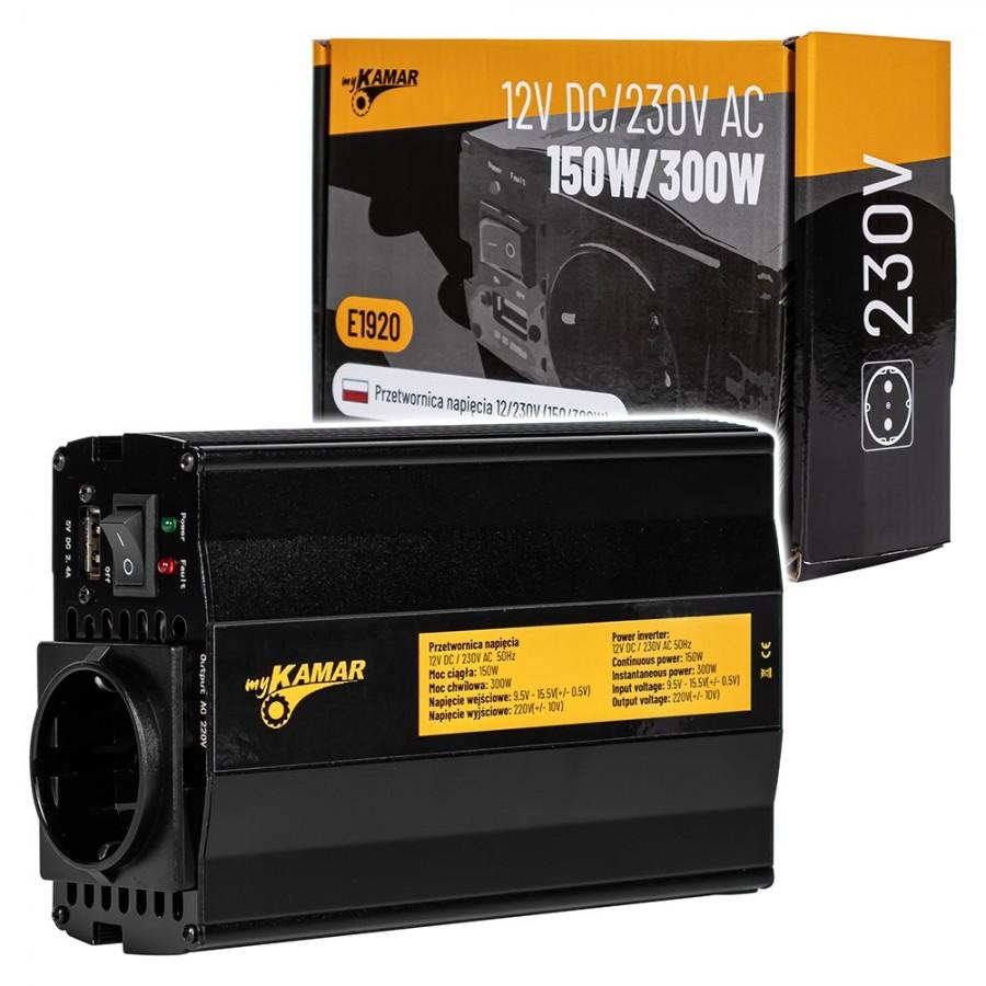 Инвертер на анапон  E1920 12/230V (150/300W)