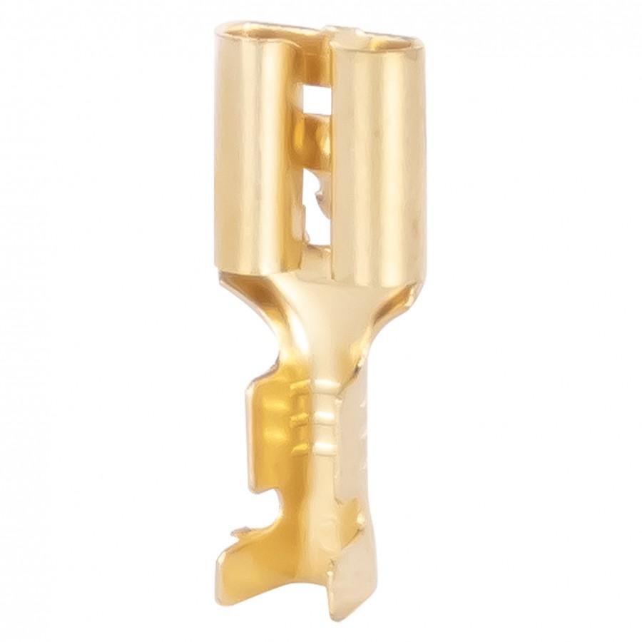 Кабел папуча E1279 женска со реп 6.3mm J-2.5mm2