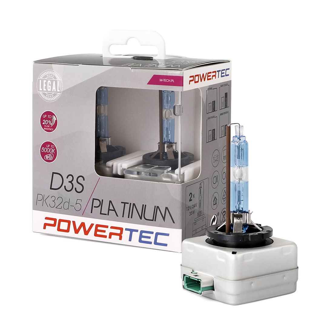 Сијалица PTZPTD3S-DUO D3s 5000K  Platinum +130%  M-Tech