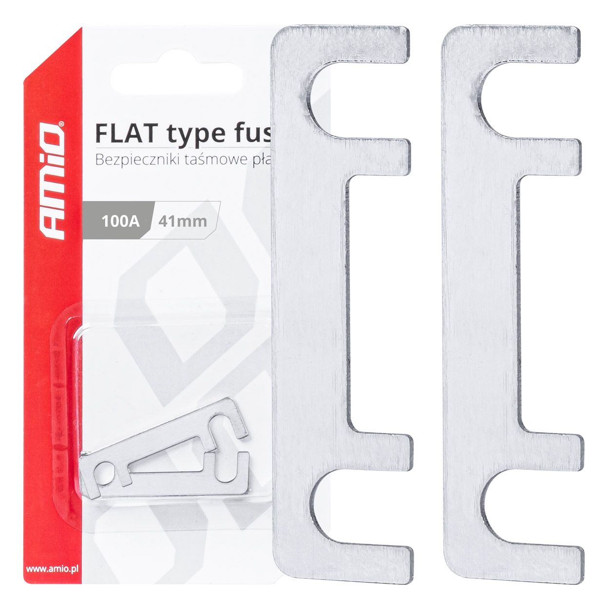Осигурач FLAT 41x11mm 2pcs 100A AMIO-03494