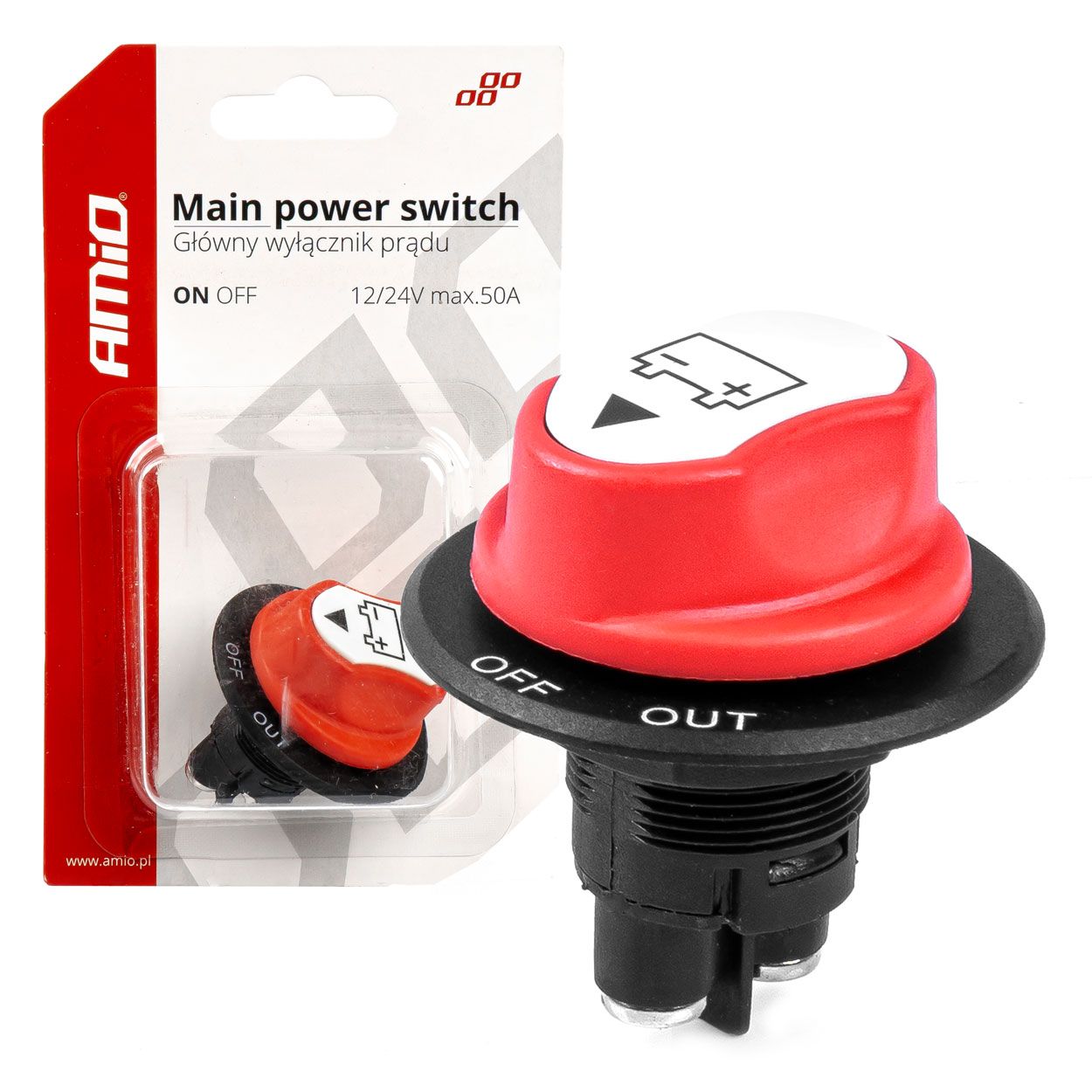 Прекинувач 12/32V max50A peak 300A AMIO-03025
