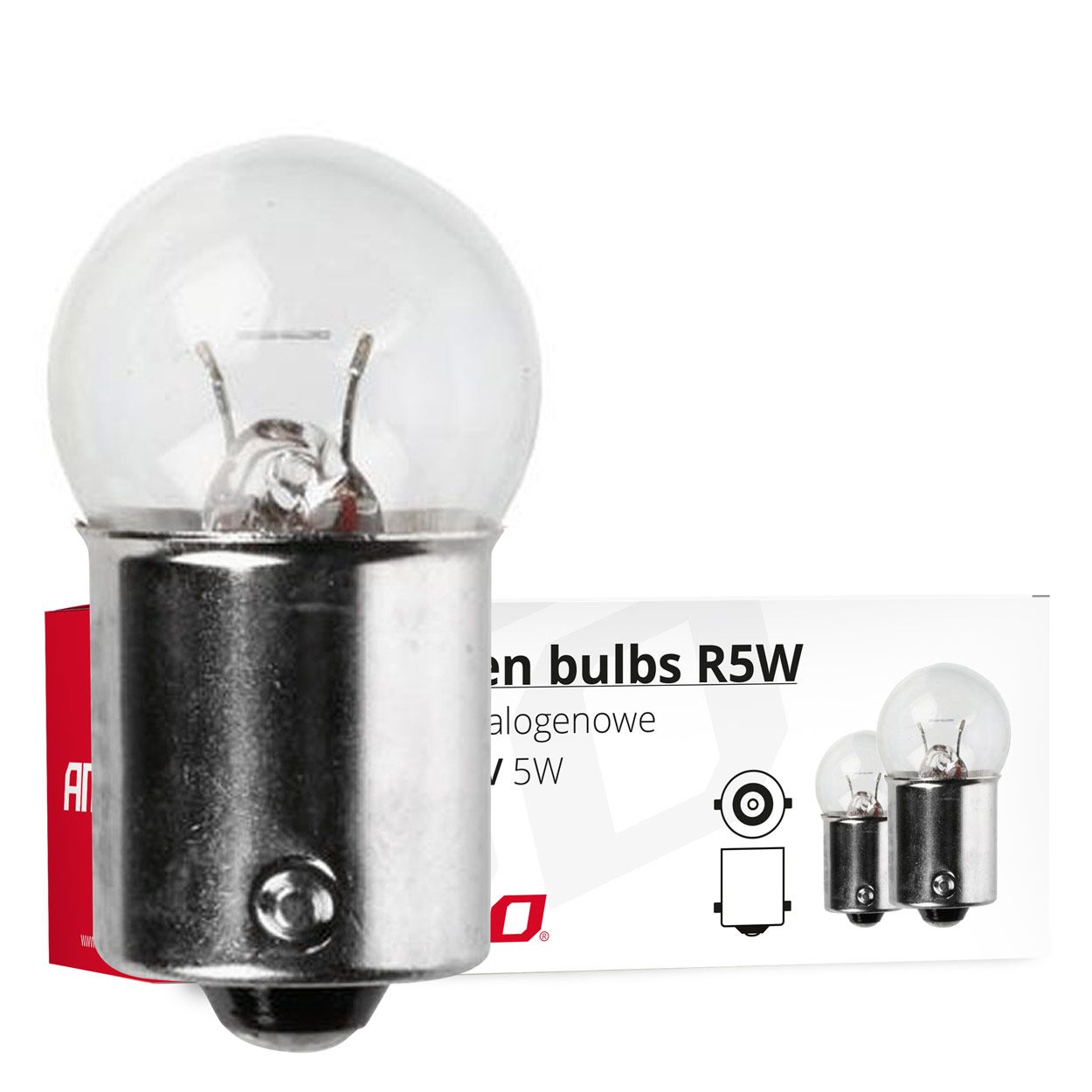 Сијалица R5W BA15s 24V 10pcs AMIO-01003