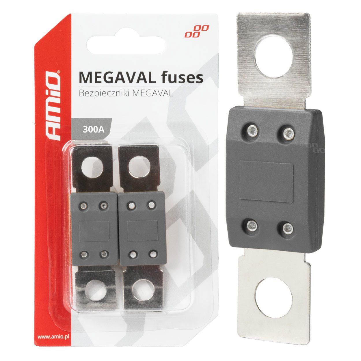 Осигурач MEGAVAL 300A 2pcs blister AMIO-03470
