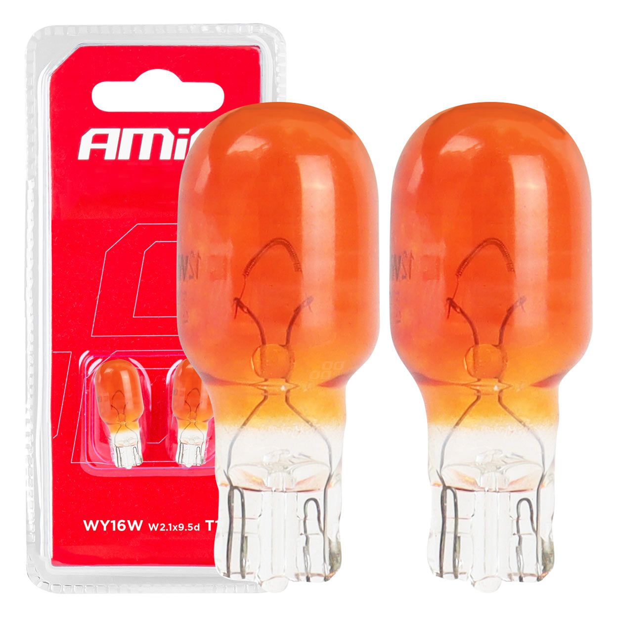 Сијалица T15 WY16W W2.1x9.5d 12V 2pcs AMIO-02550