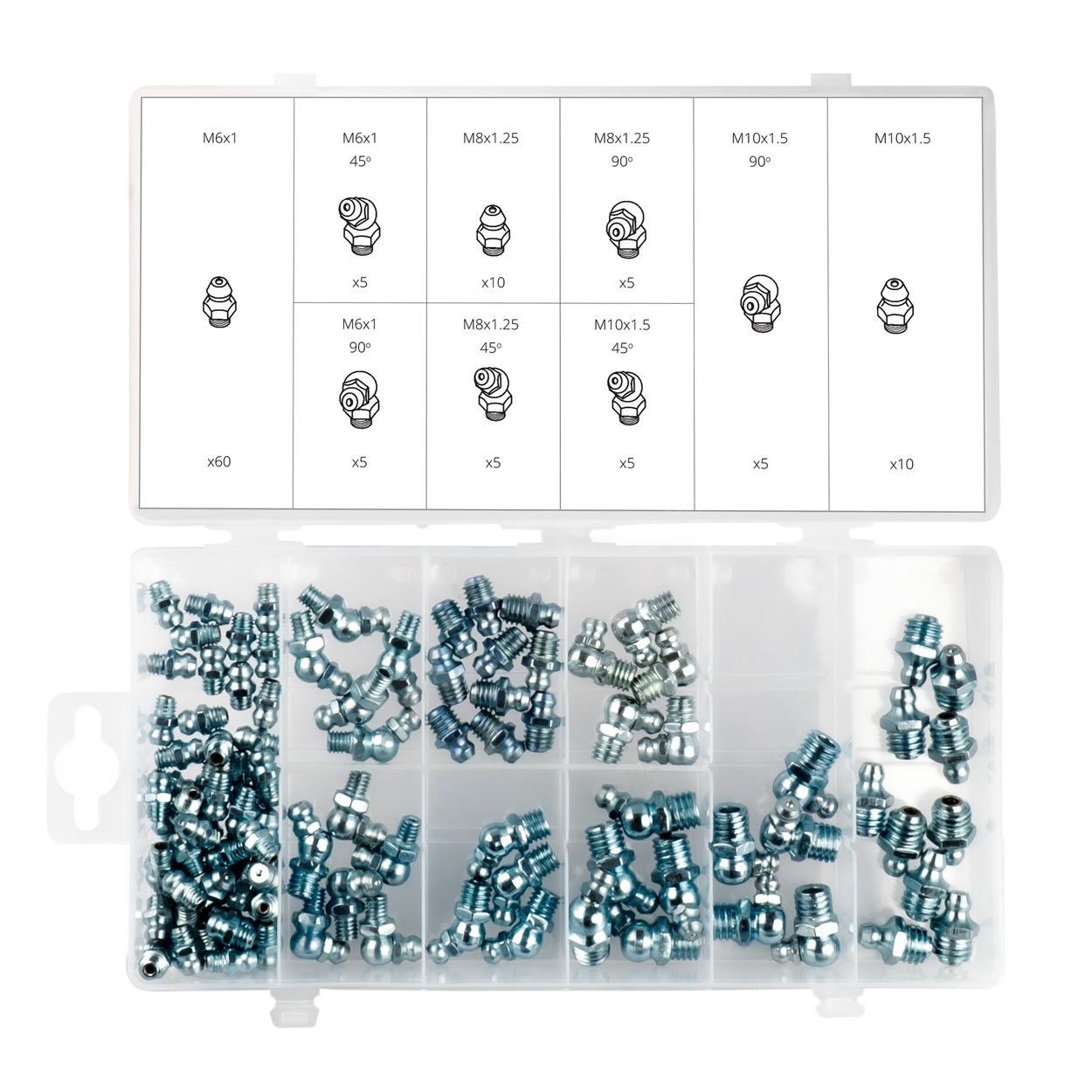 Сет мазалици 110 pcs AMIO-03142
