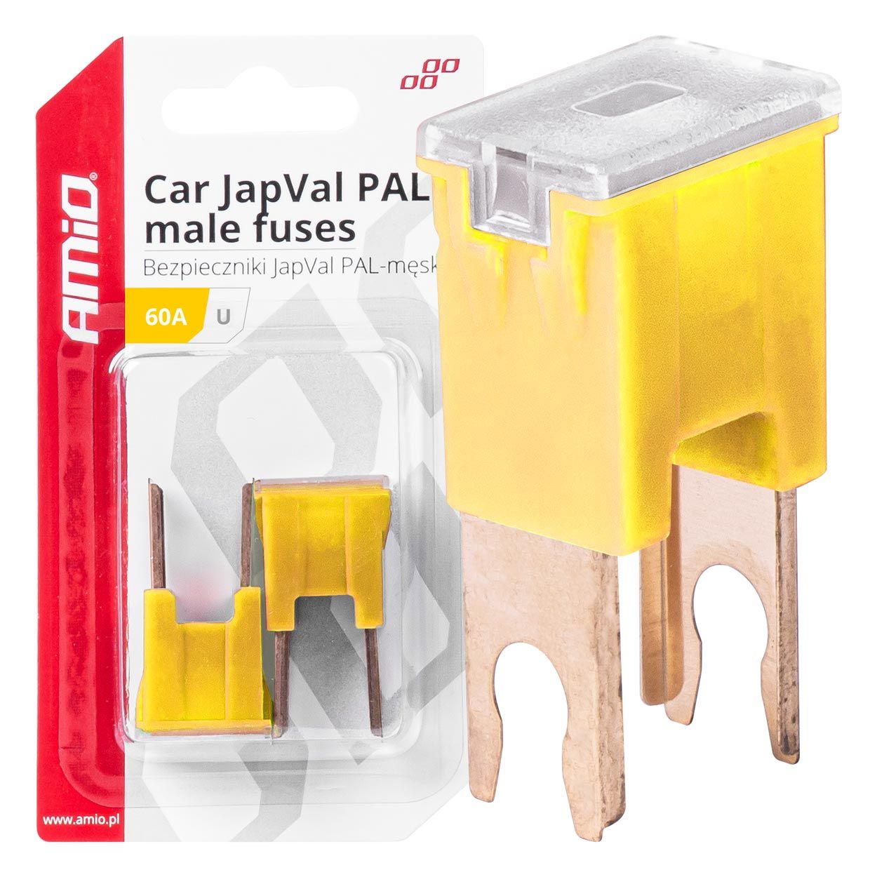 Осигурач JAPVAL PAL U 2pcs 60A blister AMIO-03409