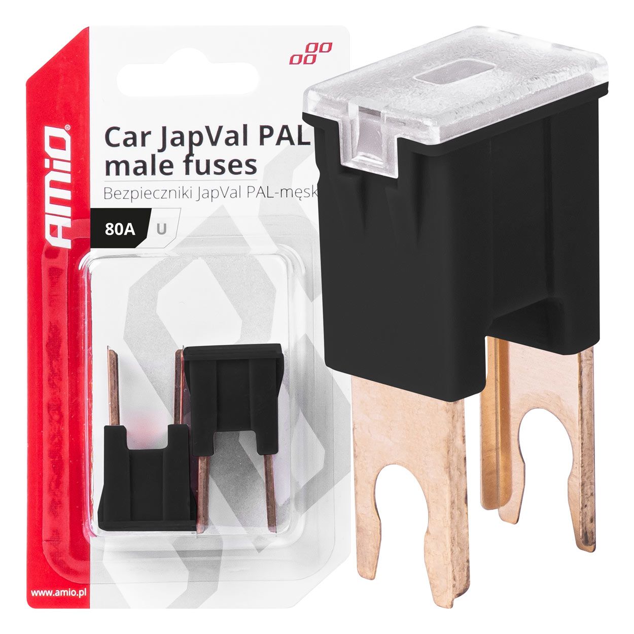 Осигурач JAPVAL PAL U 2pcs 80A blister AMIO-03410