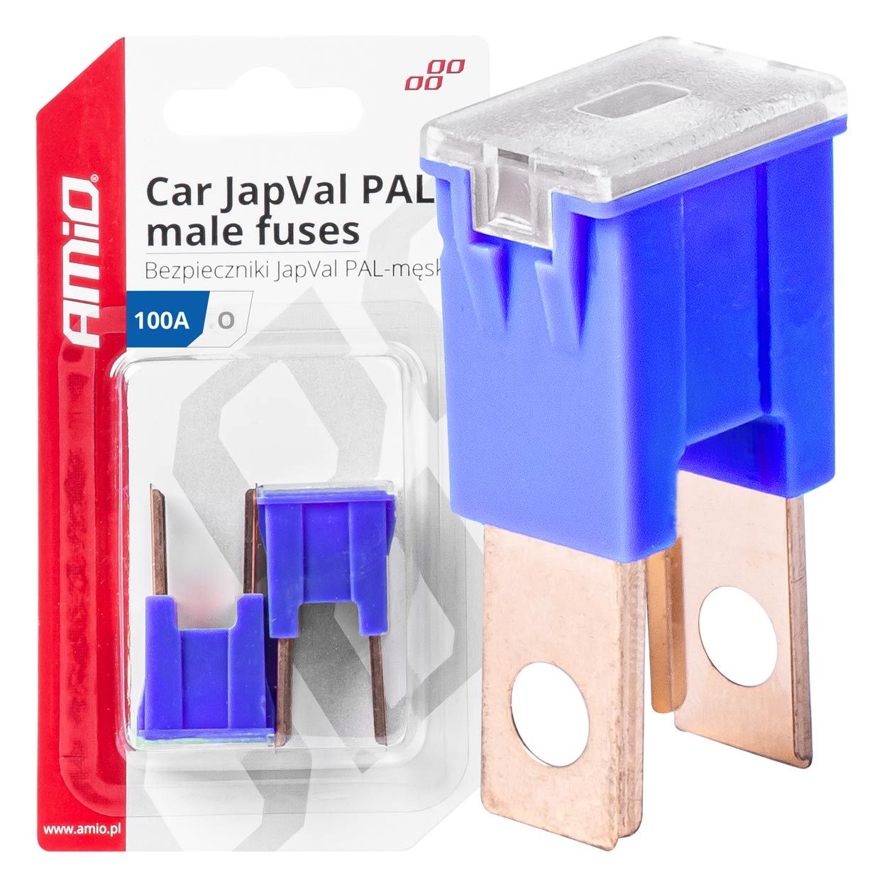 Осигурач JAPVAL PAL O 2pcs 100A blister AMIO-03403