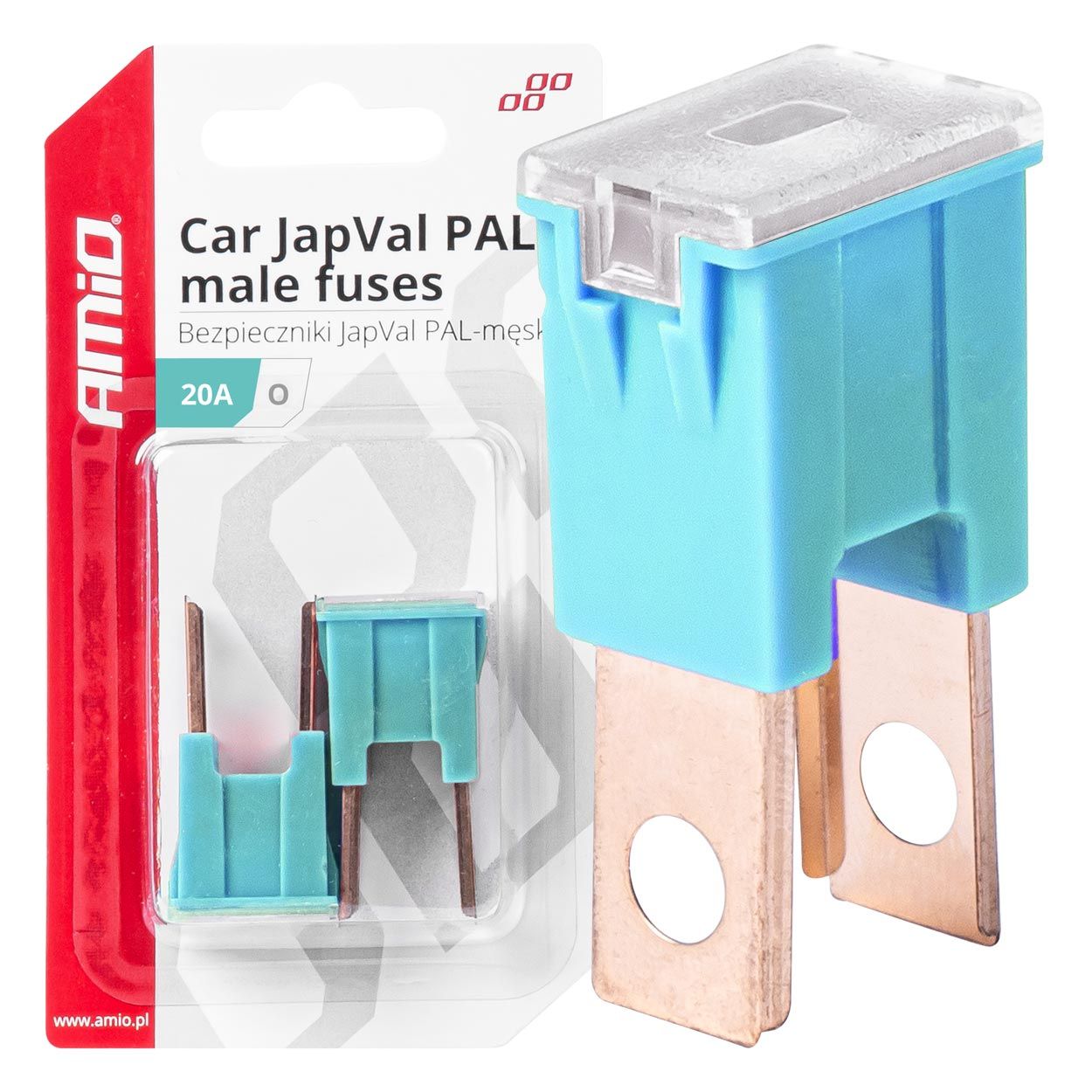 Осигурач JAPVAL PAL O 2pcs 20A blister AMIO-03396