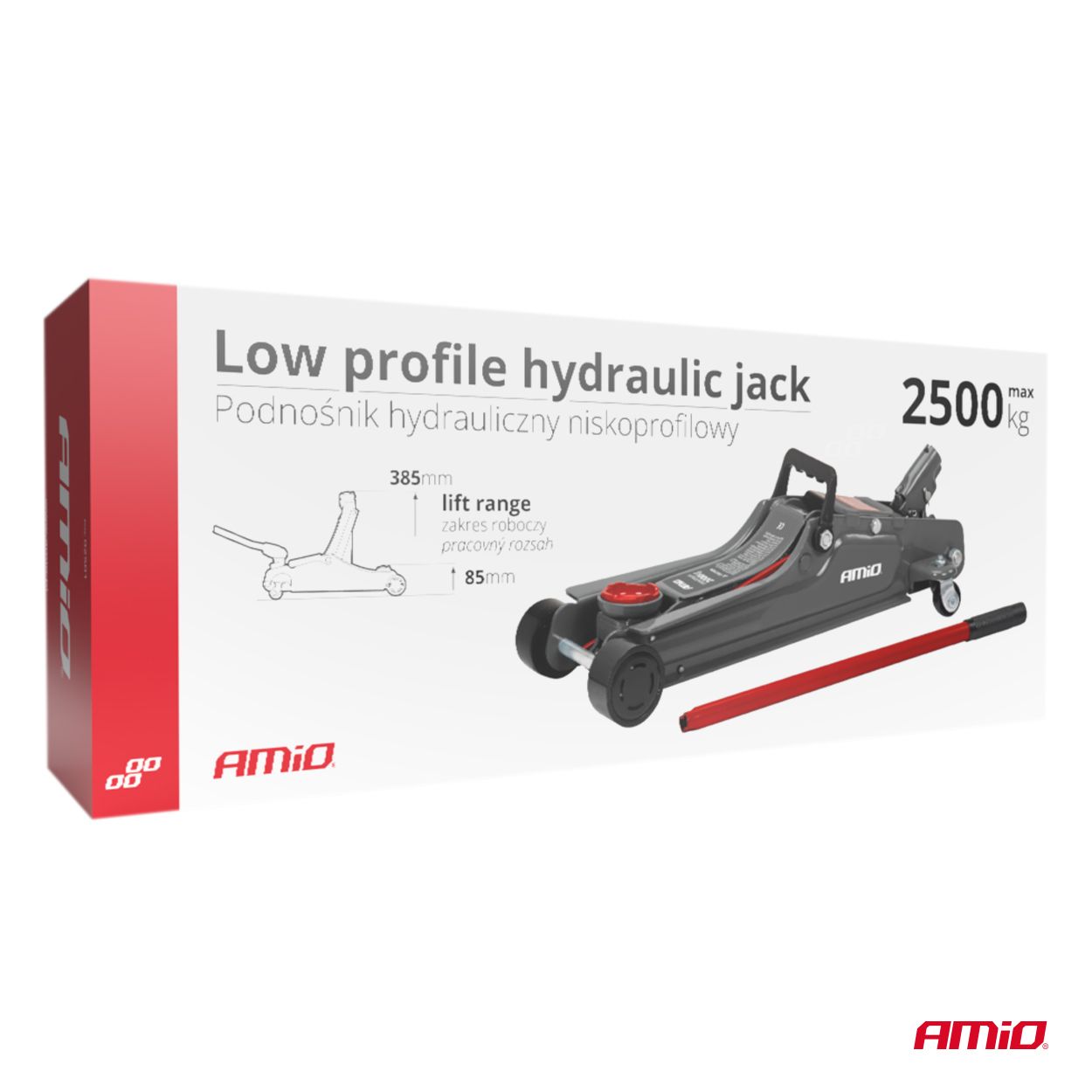 Хидраулична дигалка 2,5T CE HQ AMIO-02501