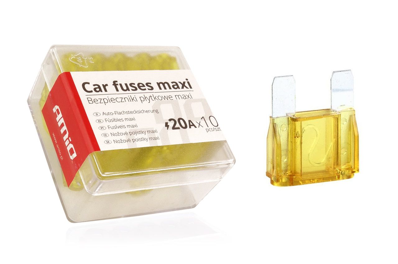 Осигурачи MAXI 20А 10pcs AMIO-02324