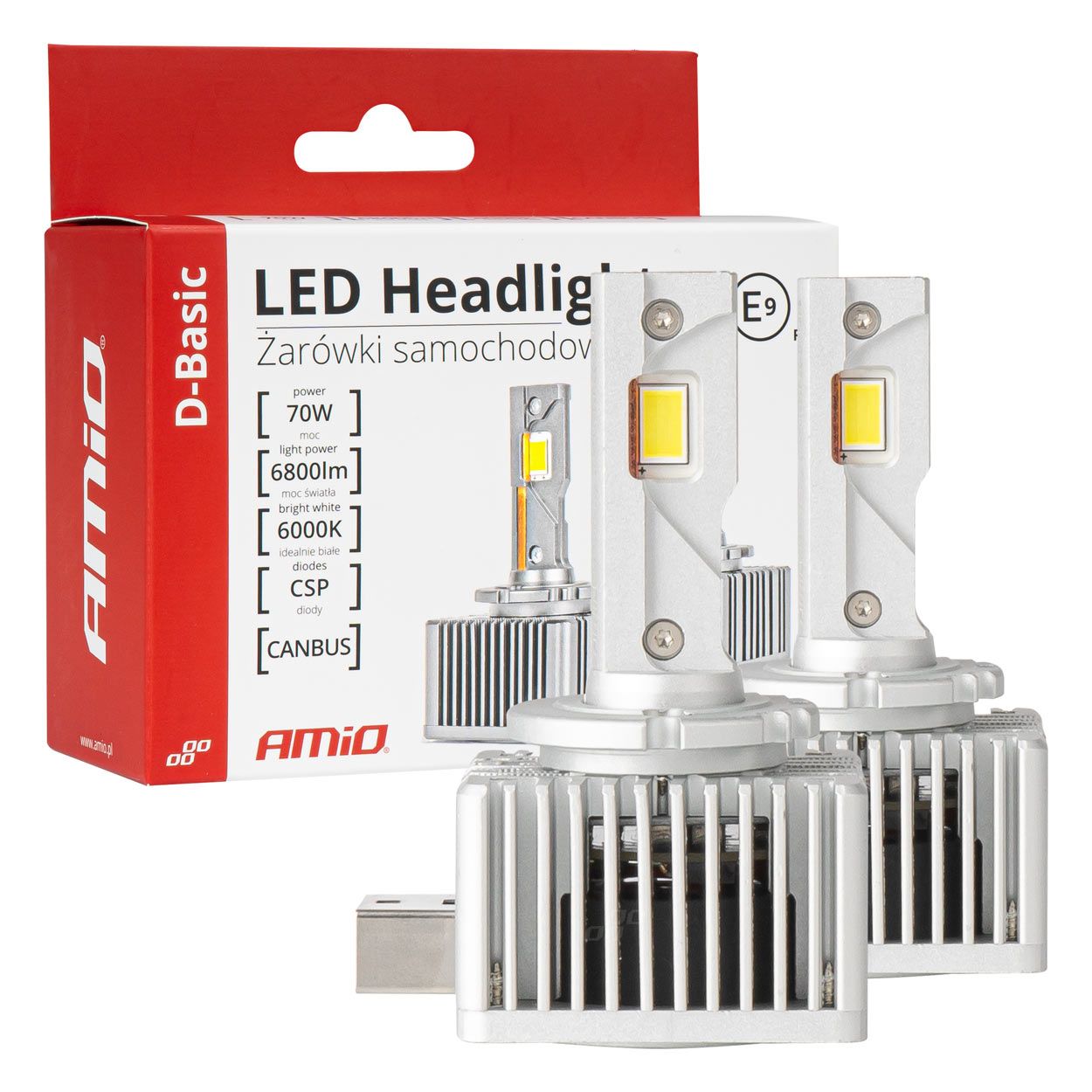 Сијалица LED AMIO-03626 D1S/D1R 6000K Blister Amio