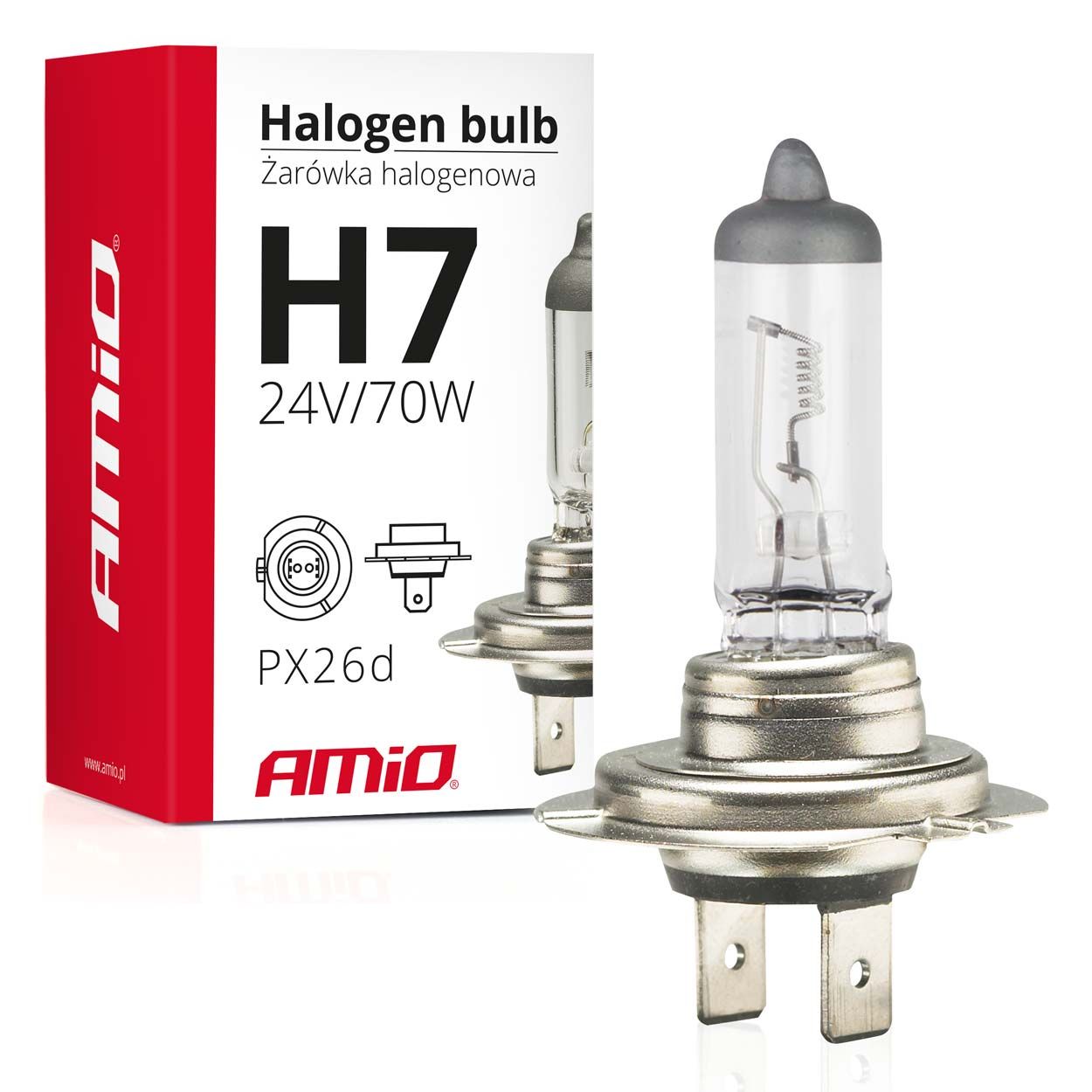 Сијалица H7 24V/70W AMIO-01252