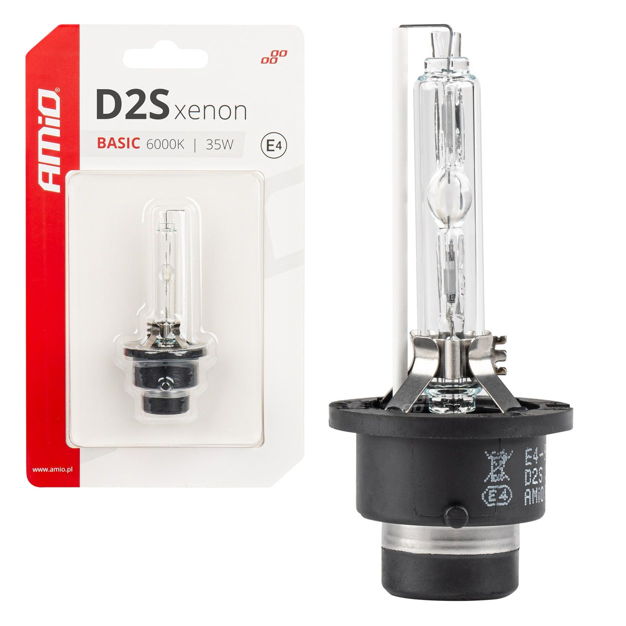 Сијалица AMIO-03861 D2S 35W 6000K blister Amio