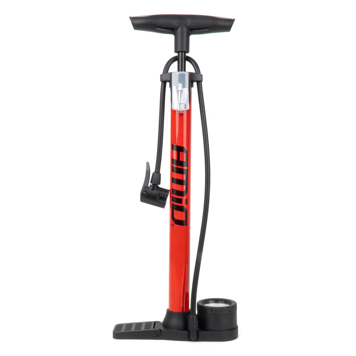 Метална рачна пумпа со манометар MINI PU08 AMIO-04343