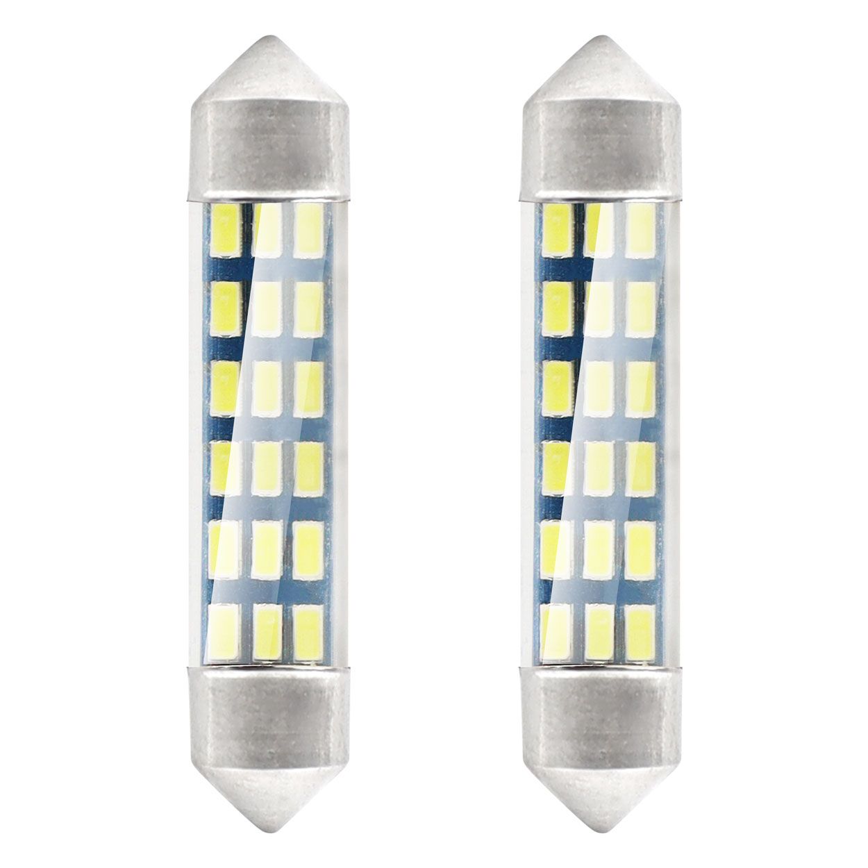 Сијалица LED AMIO-01092 C5W C10W C3W 41mm white 12V 3014 18SMD Amio