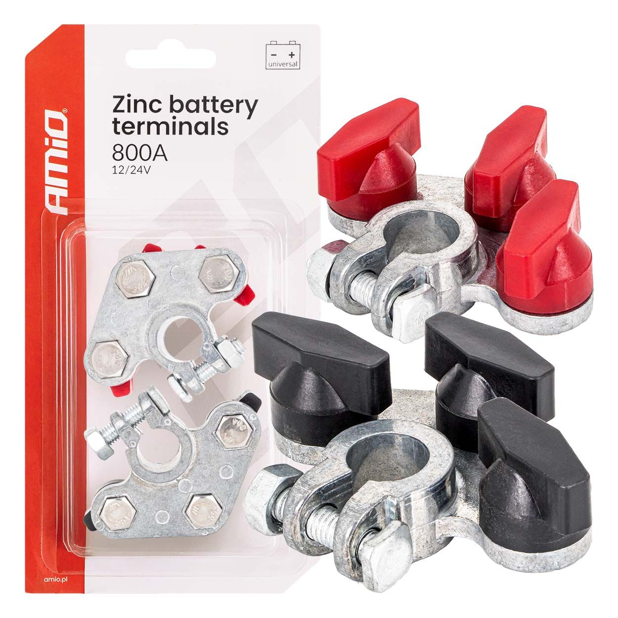 Клеми 800A 2pcs AMIO-04391