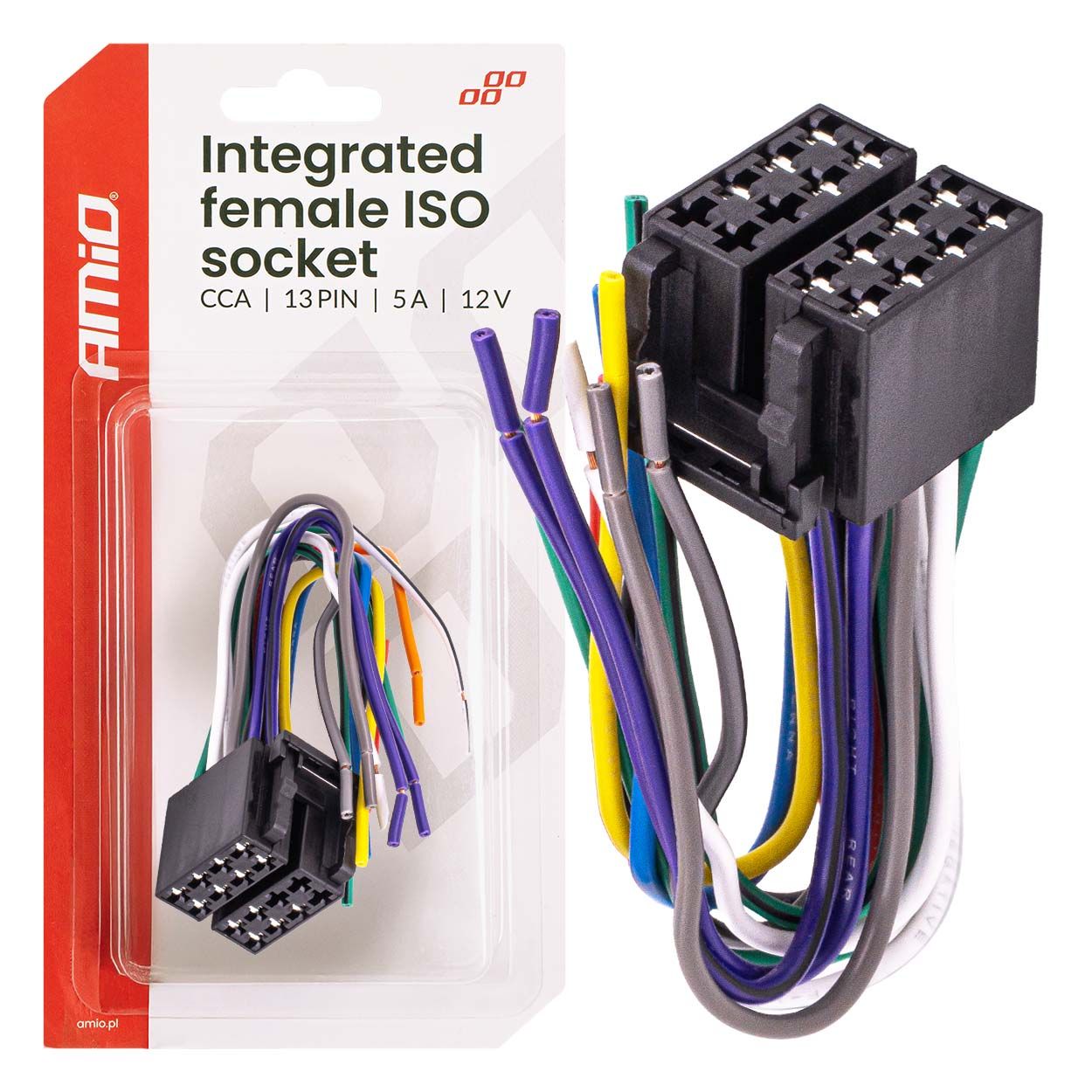 Конектор CCA 13PIN 5A 12V AMIO-04441