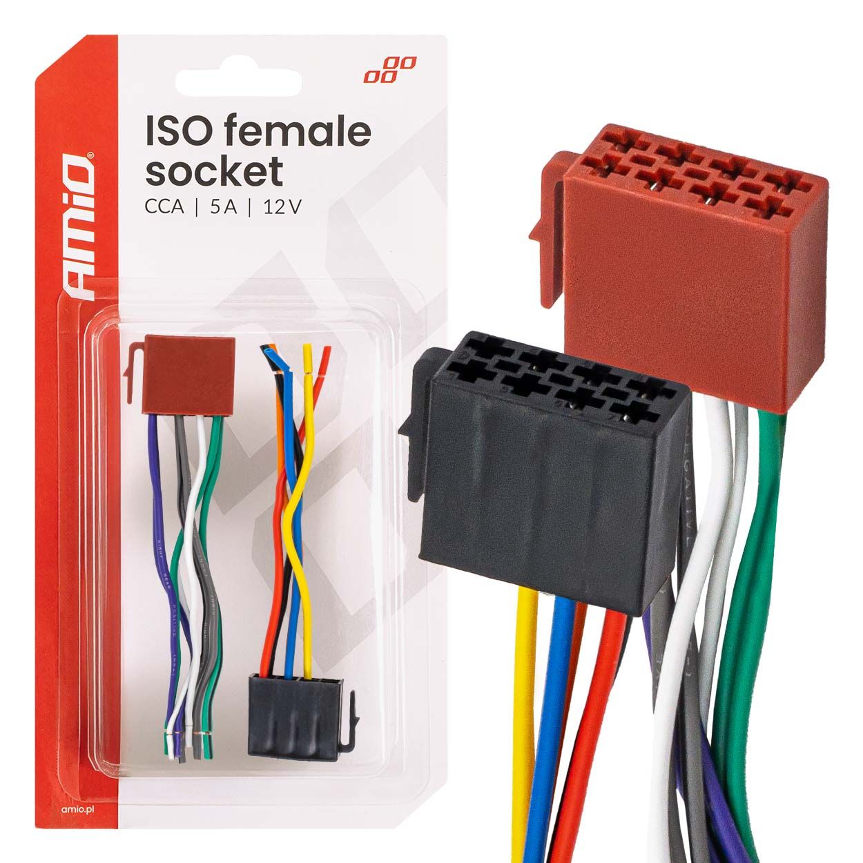 Конектор CCA 5A 12V AMIO-04444