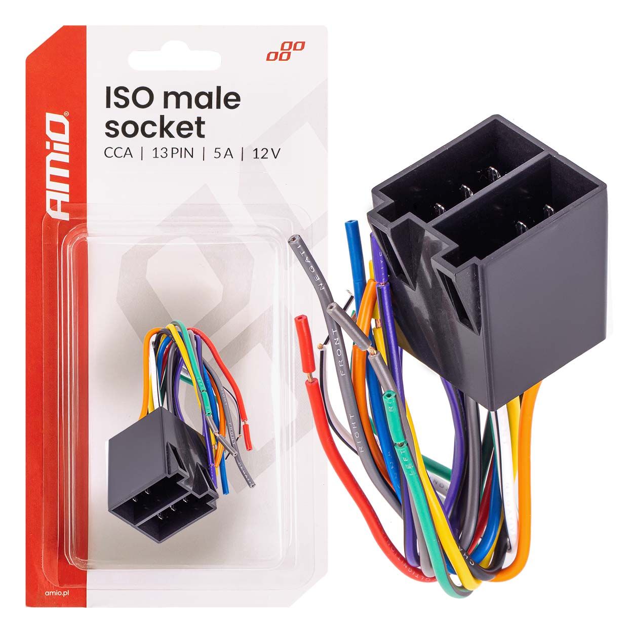 Конектор CCA 13PIN 5A 12V AMIO-04445