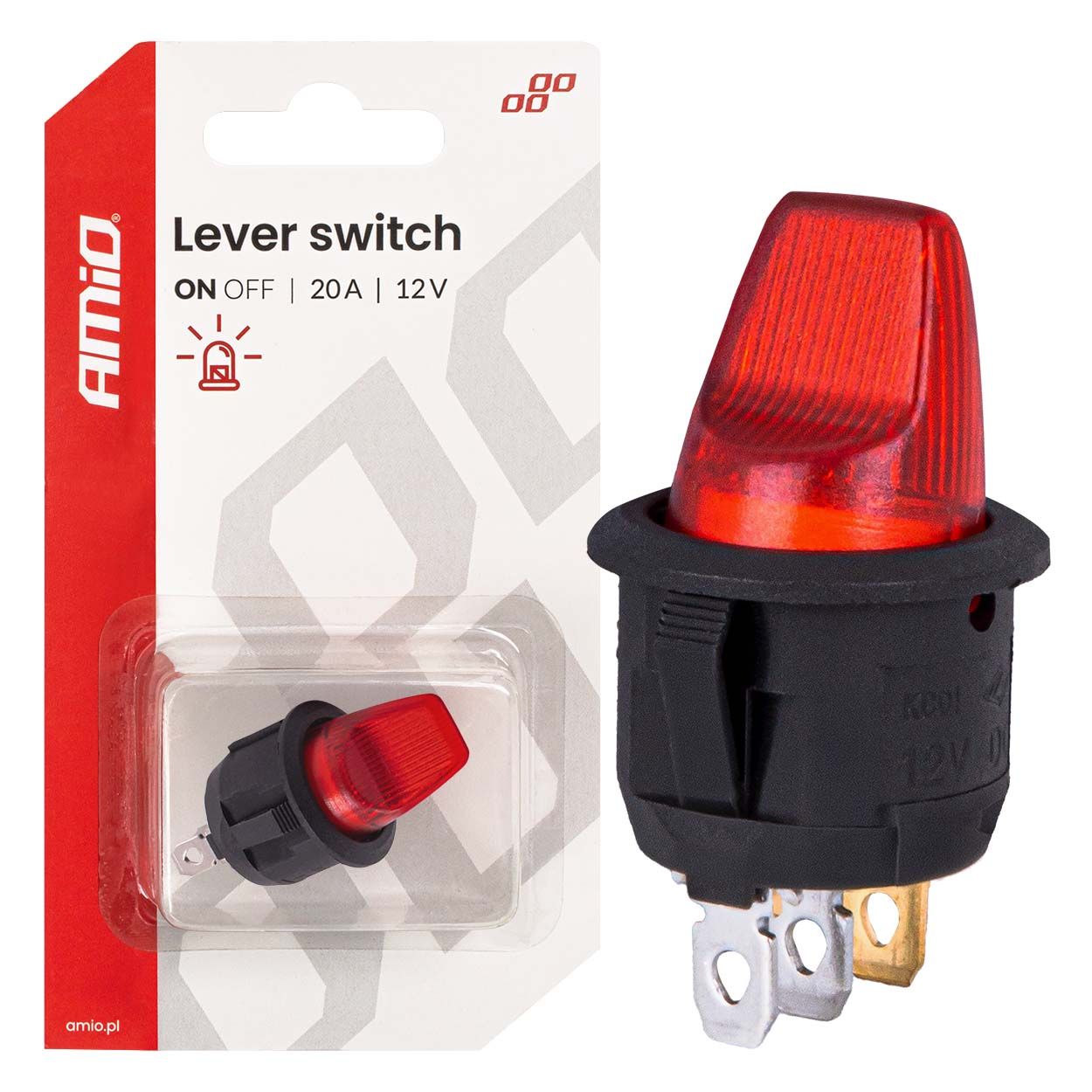 Прекинувач 20A 12v AMIO-04438