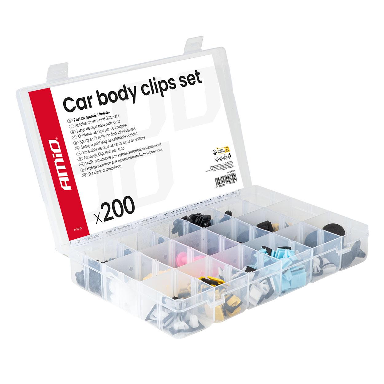 Комплет клипови 200pcs AMIO-04739