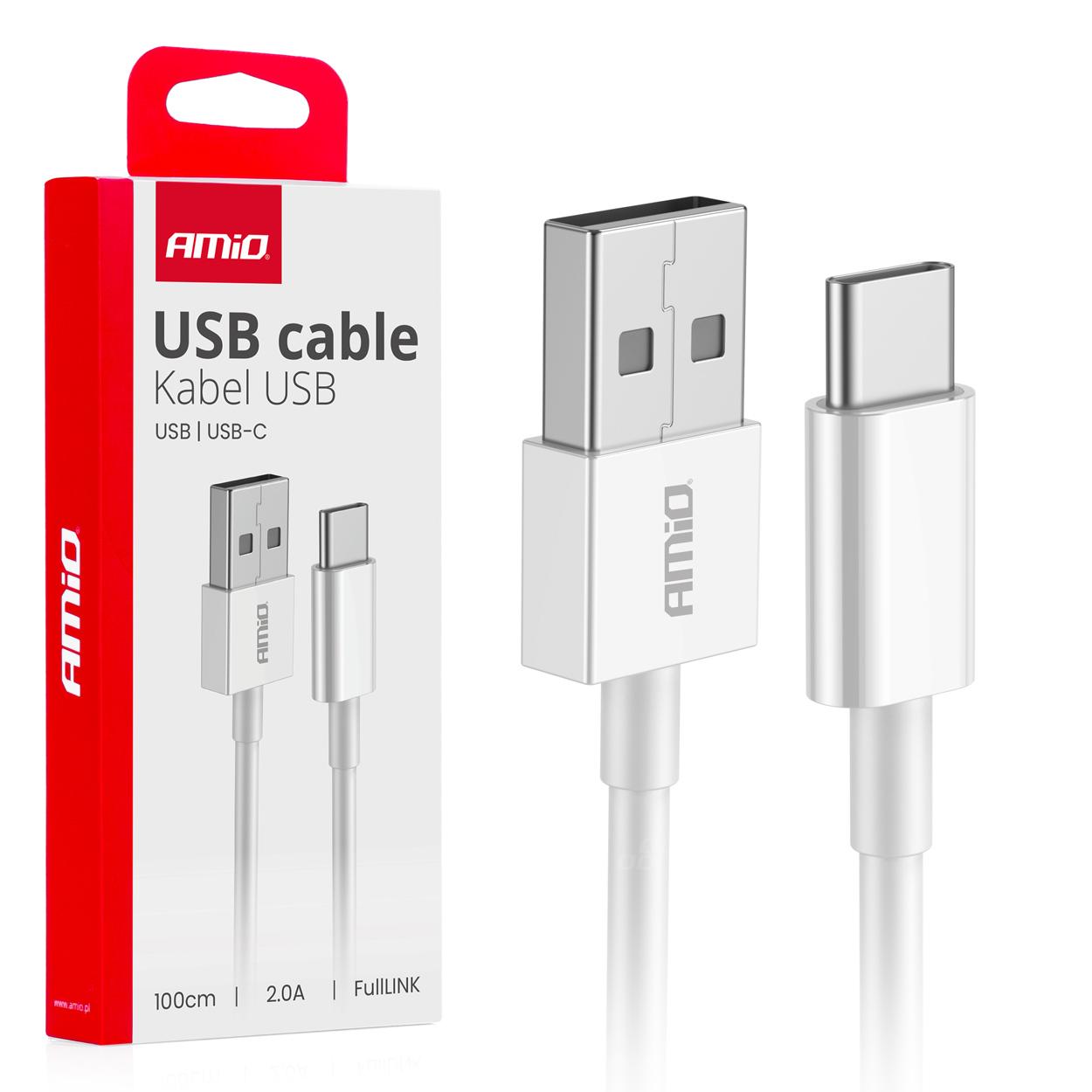 Кабел USB type-C 100cm X109 AMIO-03893