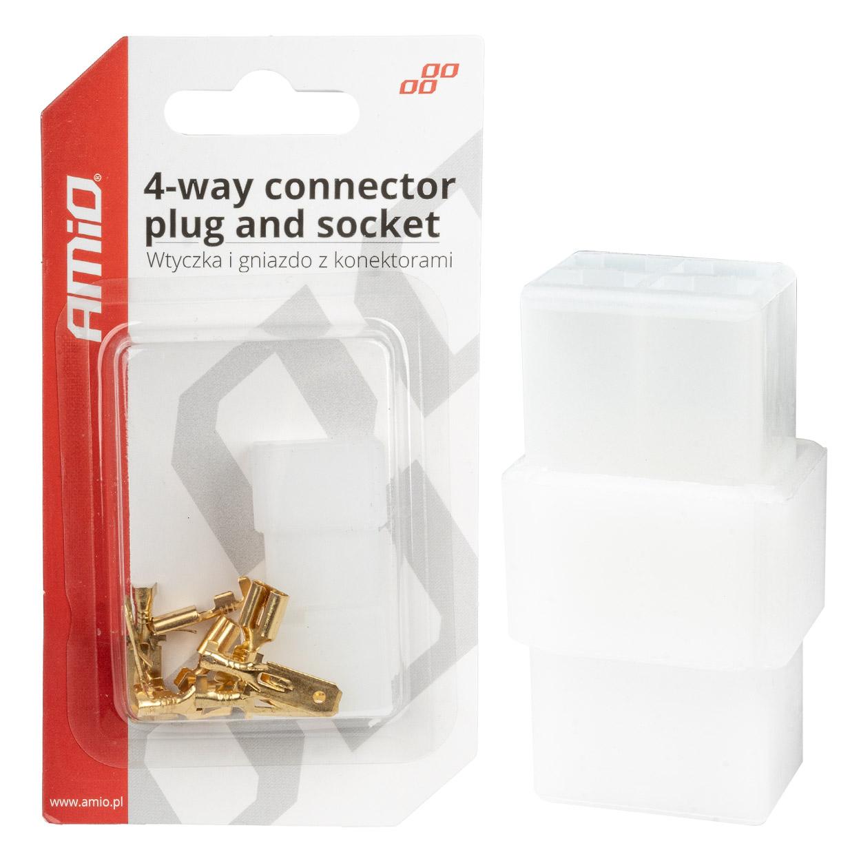 Конектор 4PIN AMIO-03514