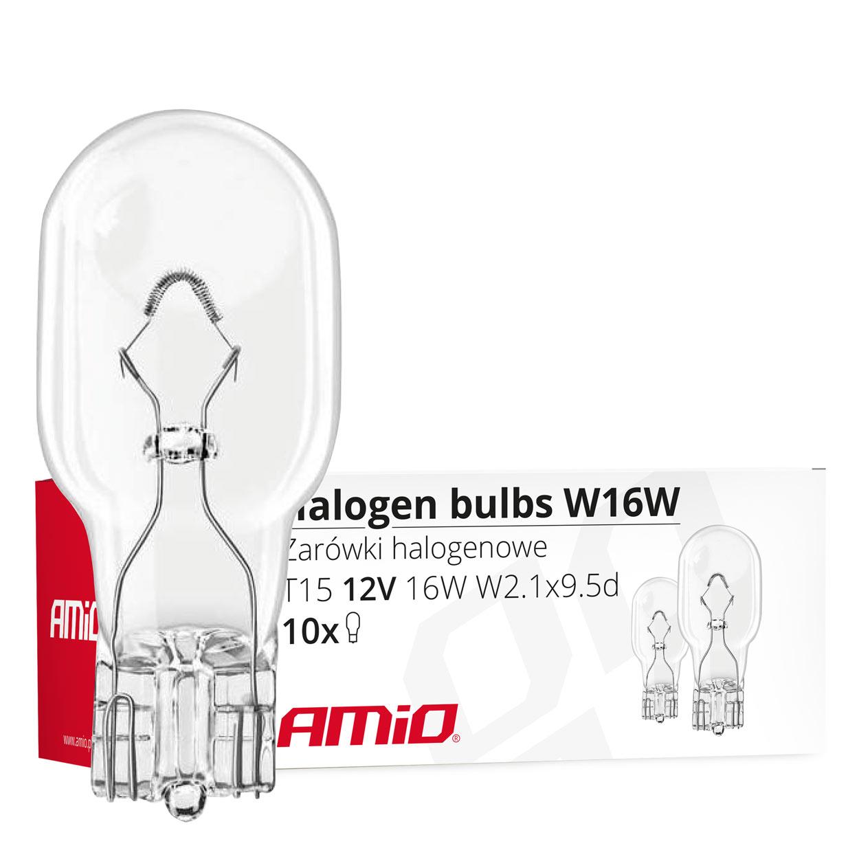 Сијалица T15 W16W W2.1x9.5d 12V 10pcs AMIO-02549