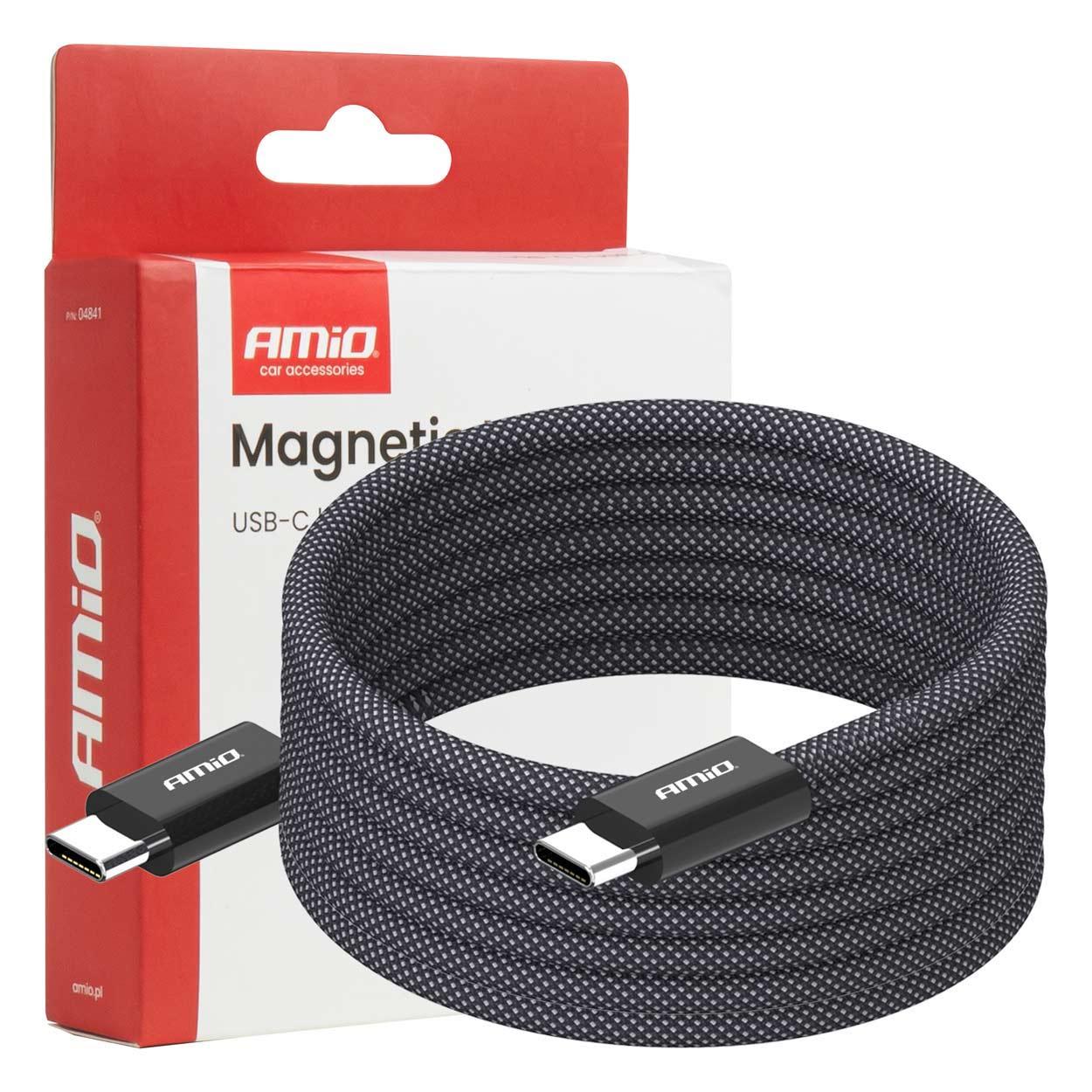 Кабел USB-C to USB-C 60W 2m AMIO-04841