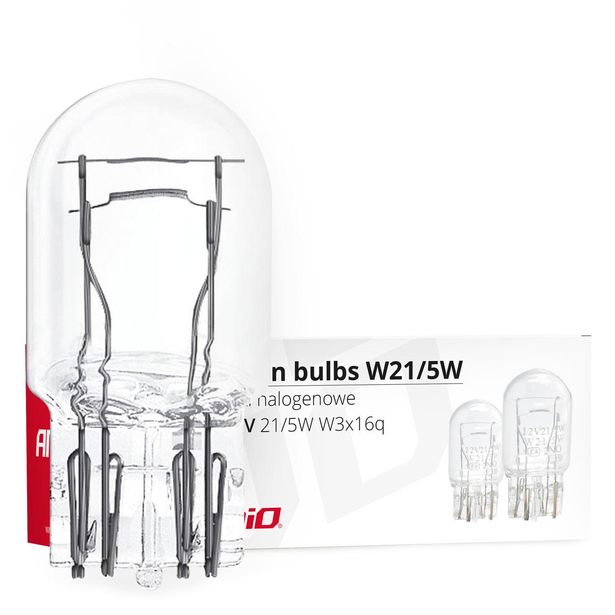 Сијалица T20 W21/5W W3x16d 12V 10pcs AMIO-02552