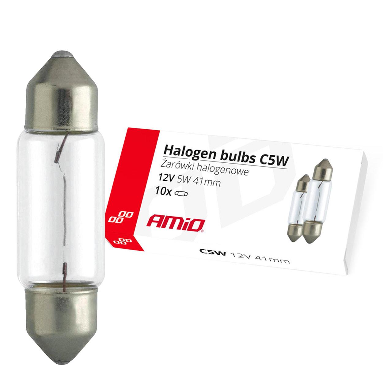 Сијалица C5W SV 8.5-8 41mm 12V 10pcs AMIO-02554
