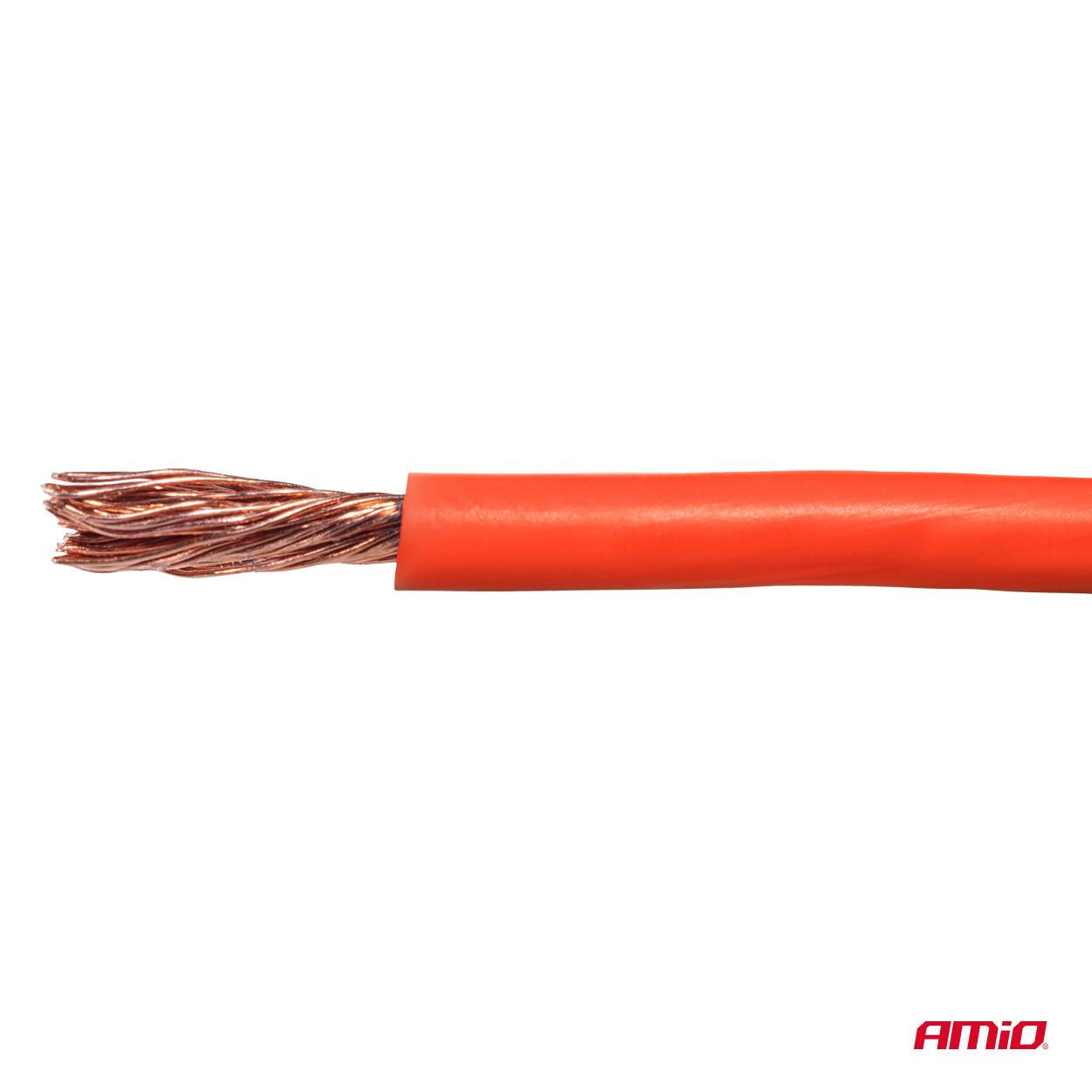 Кабел CCa 1x1mm2  12/230V red AMIO-04451