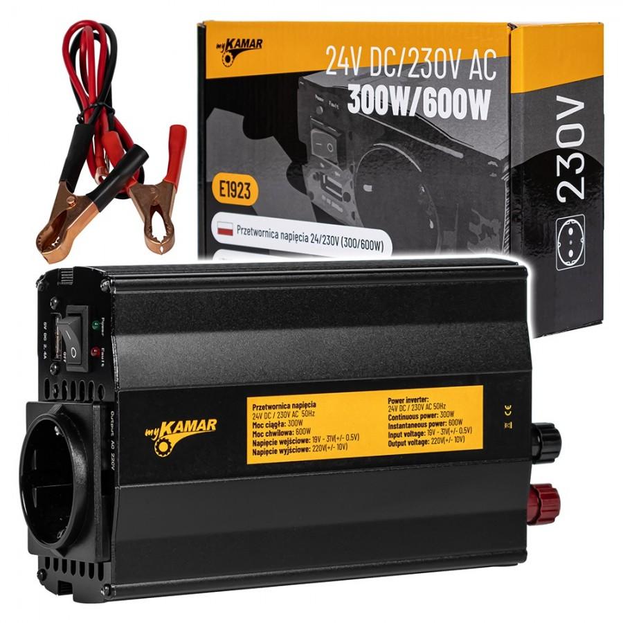 Инвертер на напон E1923 24/230V (300/600W)