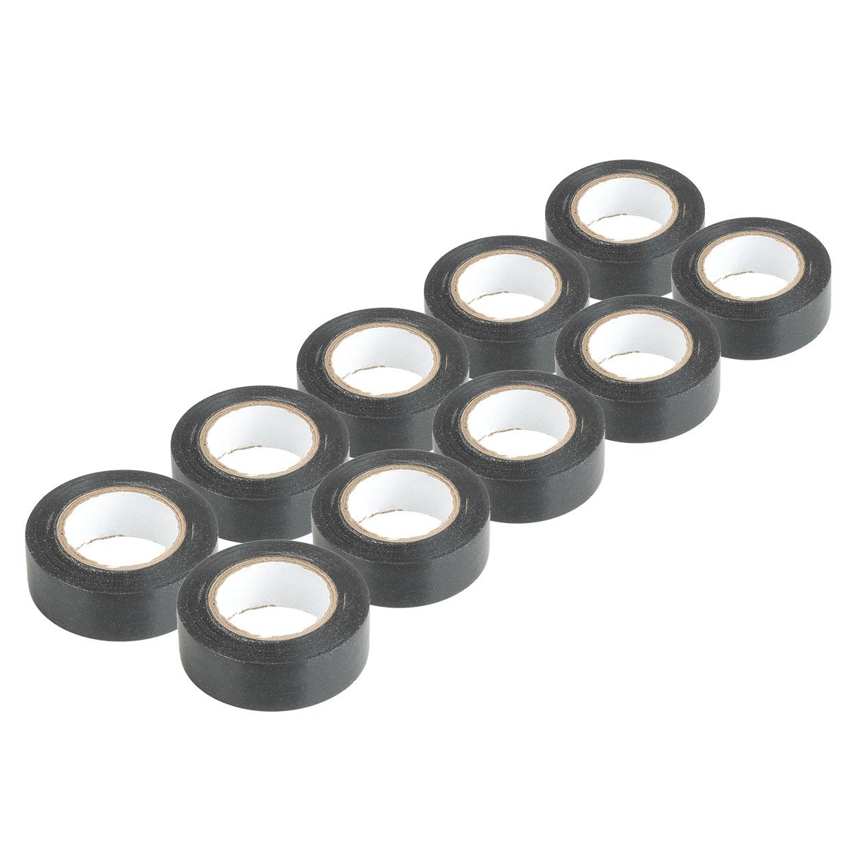 Изолир трака црна 19mm x 20m x 0.13mm 10pcs AMIO-04844