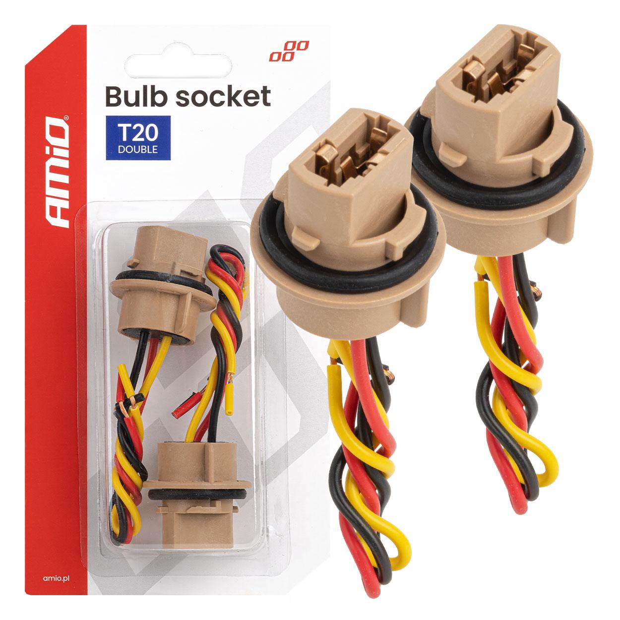 Пластична фасонка T20 2pcs 7443/W3x16q AMIO-04834