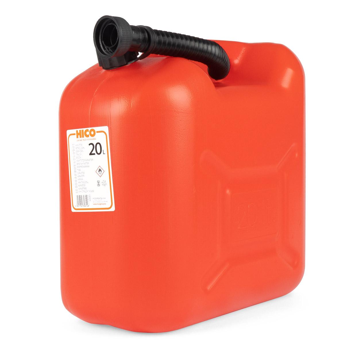 Канистер за гориво црвен 20l AMIO-J0614