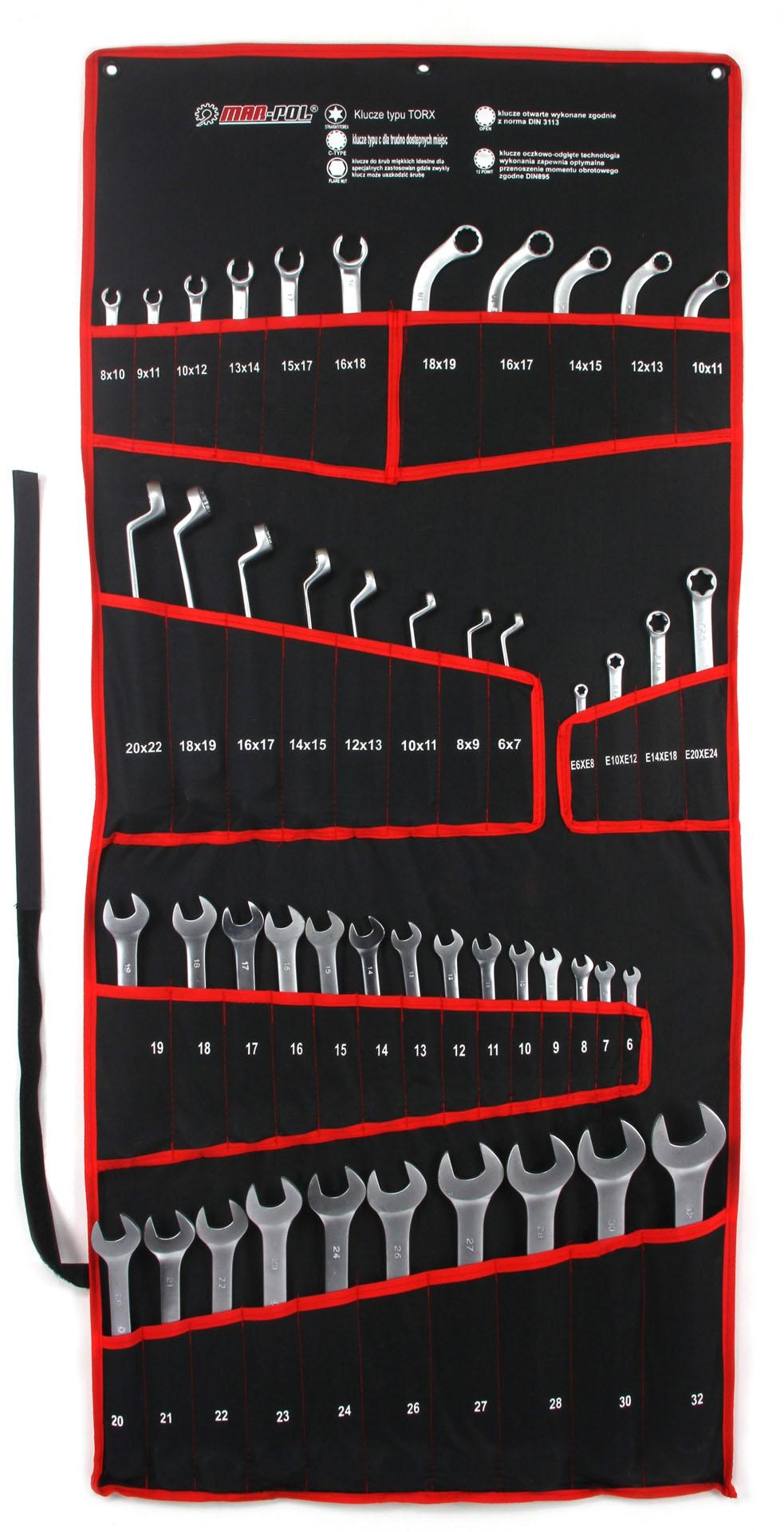 Сет комбинирани клучеви 47pcs MAR-M58140