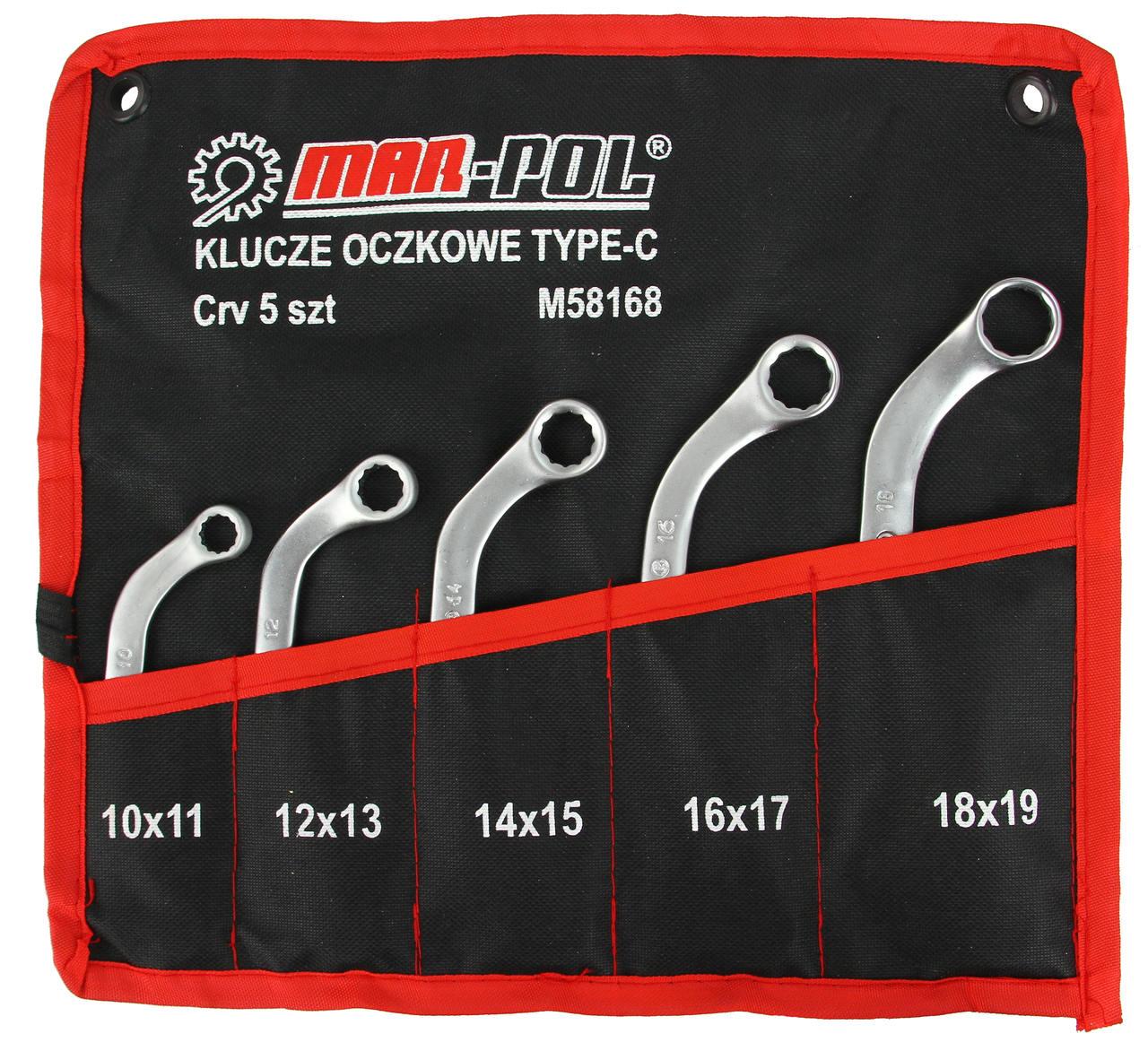 Сет окасти клучеви тип C 5pcs MAR-M58168
