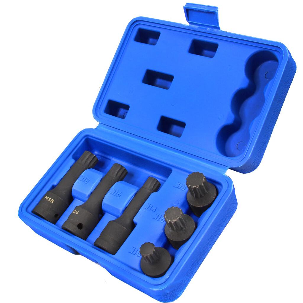 Сет насадни клучеви 1/2 M14-M16-M18 6pcs MAR-M66416