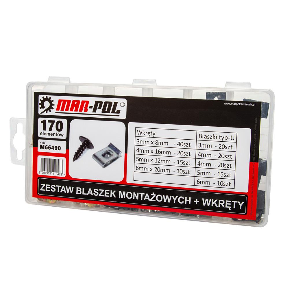 Сет U-клип и завртки 170pcs MAR-M66490