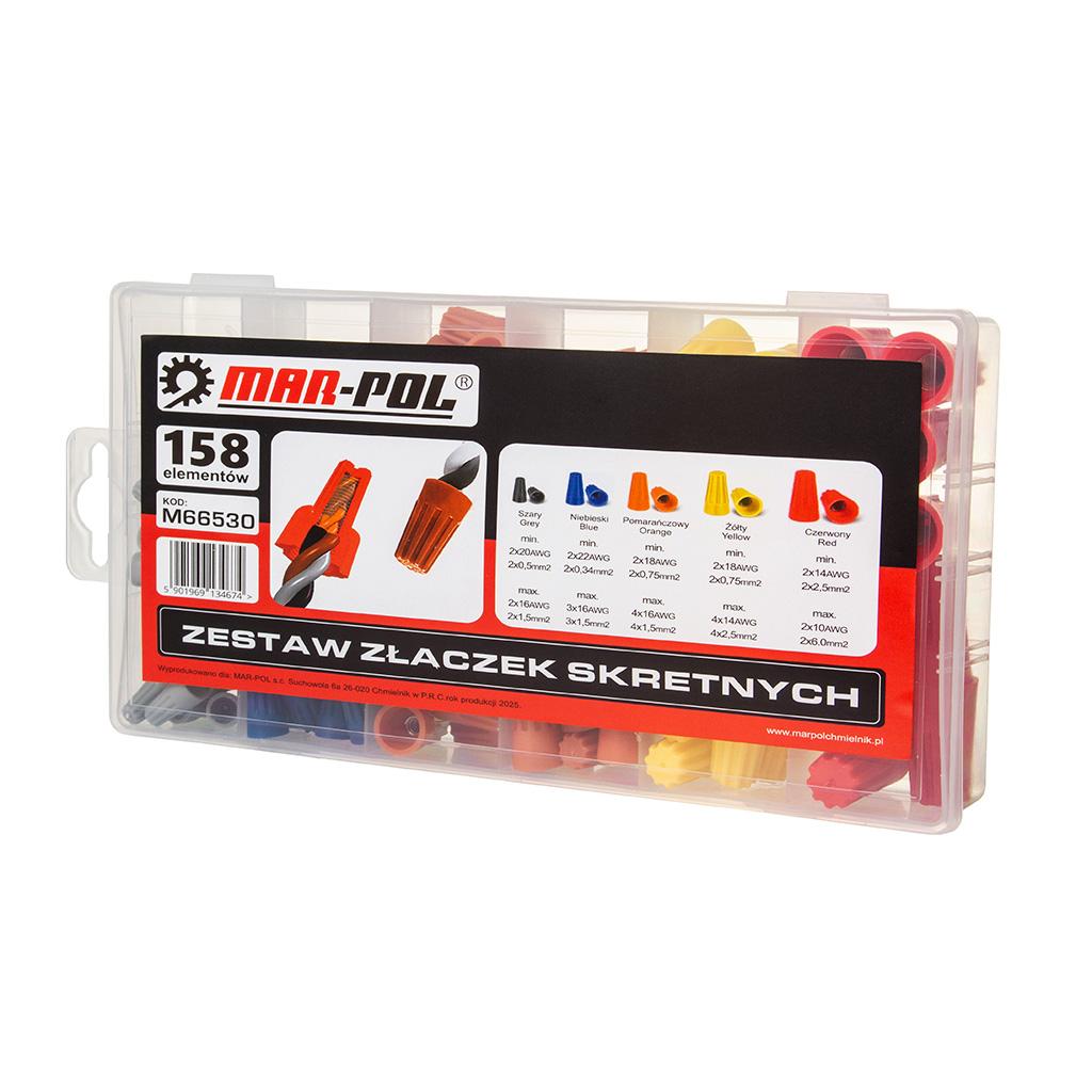 Сет спирални конектори 158 pcs MAR-M66530