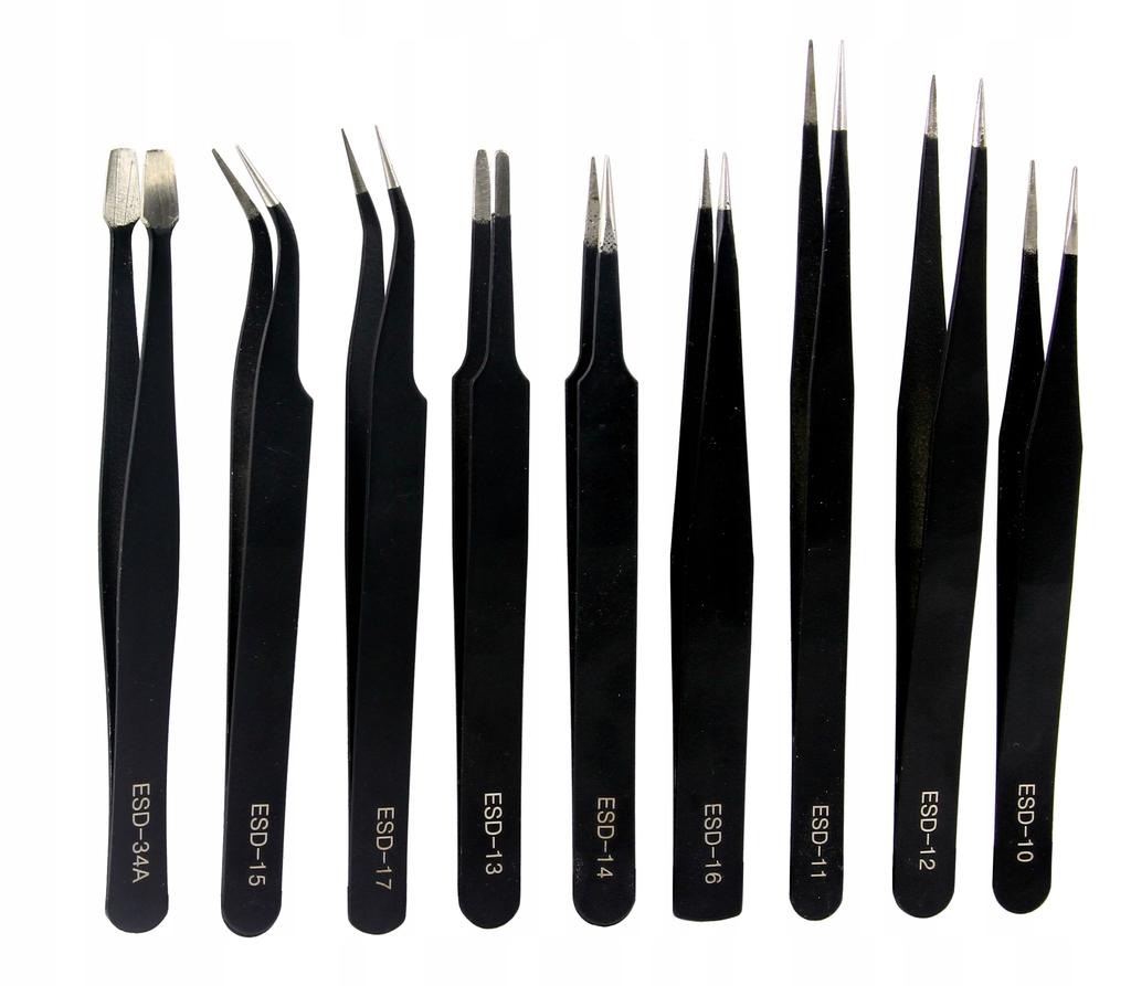 Сет пинцети 9pcs MAR-M66799