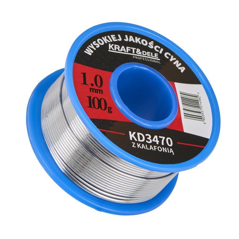 Калај со колофониум 1mm 100g LU-KD3470