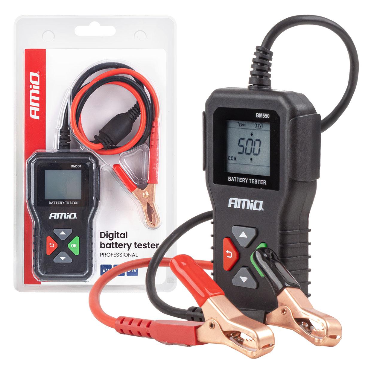 Тестер за акумулатори 2-220ah 6V 12V 24V AMIO-04920