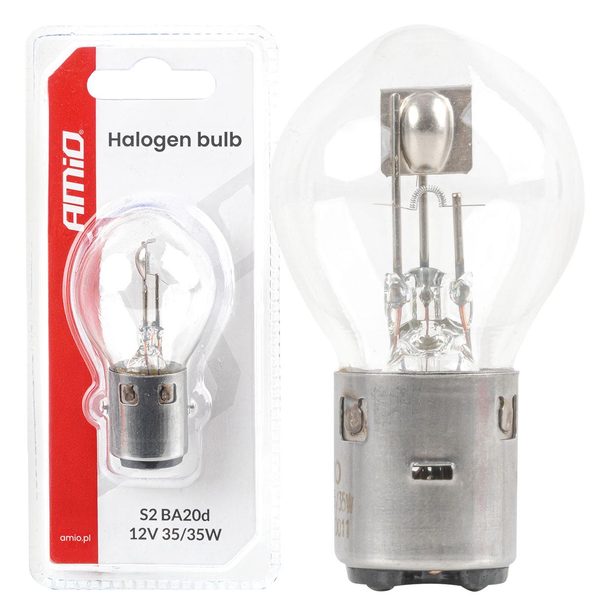 Сијалица AMIO-04919 S2 12V 35/35W BA20d blister